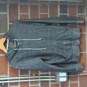 PacSun On The Byas Heather Gray Size Medium M Hooded Sweatshirt Hoodie Nice!